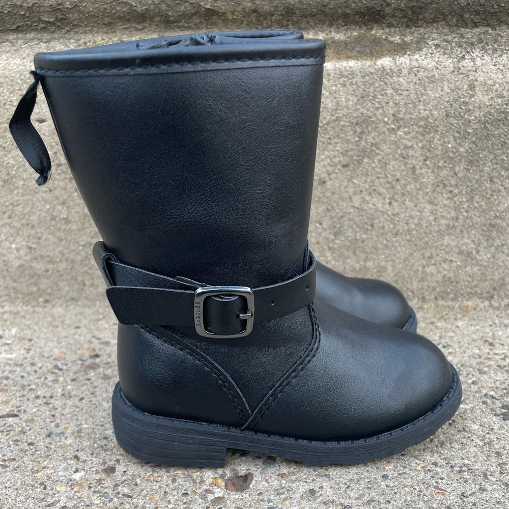 Fall Carters Black Infant Knee Boots size 5